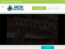 Tablet Screenshot of mcr-recycling.net